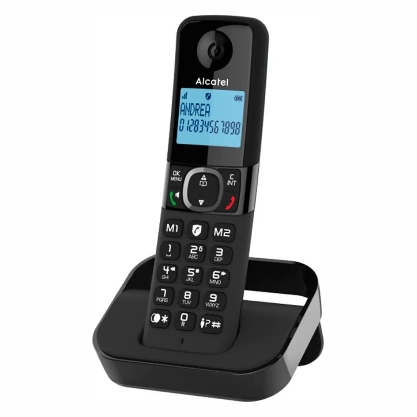 Telefone S/ Fios C/ Bloqueio de Chamadas Preto ALCATEL 1