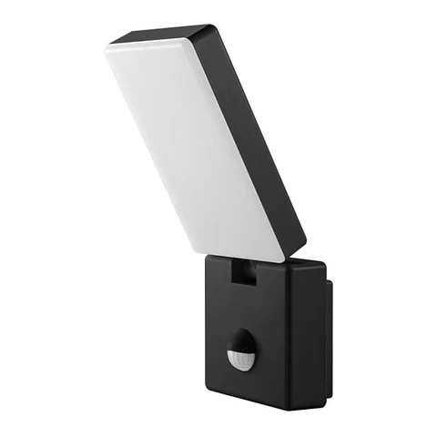 Aplique LED 10W 800lm 4000K IP65 C/ Sensor Preto ADVITI
