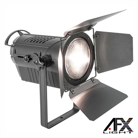 Projetor FRESNEL 200W Branco Frio E Quente DMX AFXLIGHT
