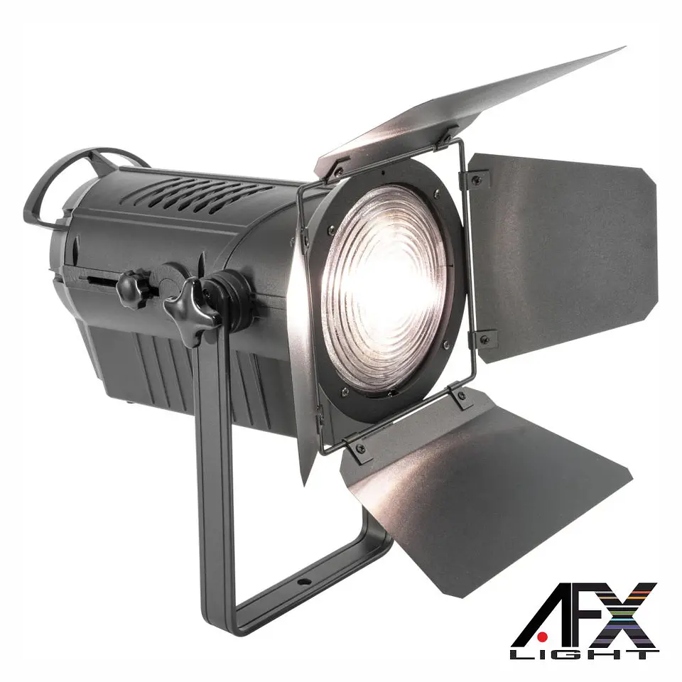 Projetor FRESNEL 200W Branco Frio E Quente DMX AFXLIGHT 1