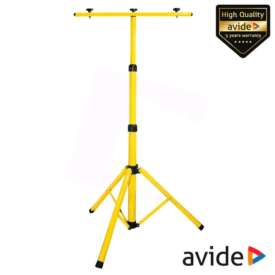 SUPORTE TRIPÉ AJUSTÁVEL P/ 2 FOCOS LED ATÉ 20KG AVIDE 1