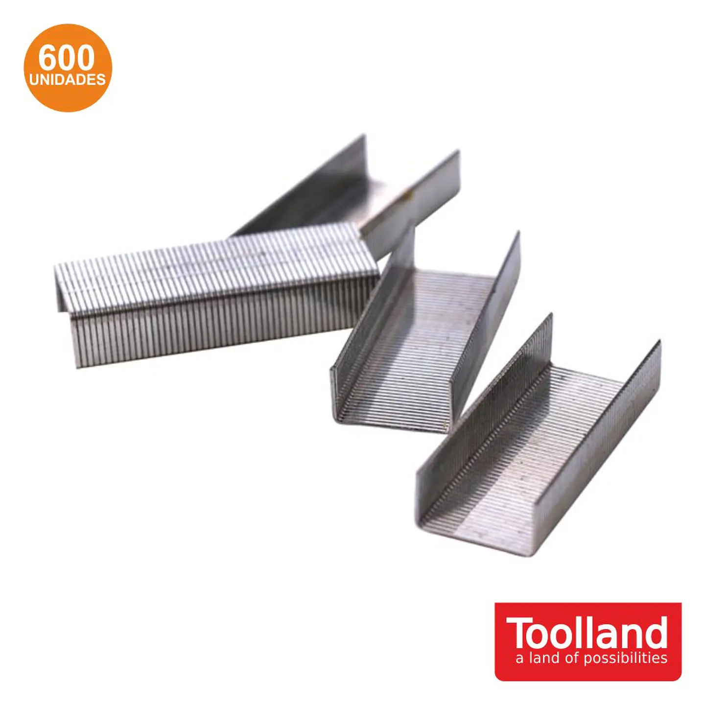 CONJUNTO DE 600 AGRAFOS 6-8-10MM TOOLLAND 1