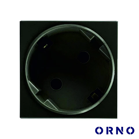 Módulo Schuko 45x45mm P/ Encastrar OR-GM-9010/B ORNO
