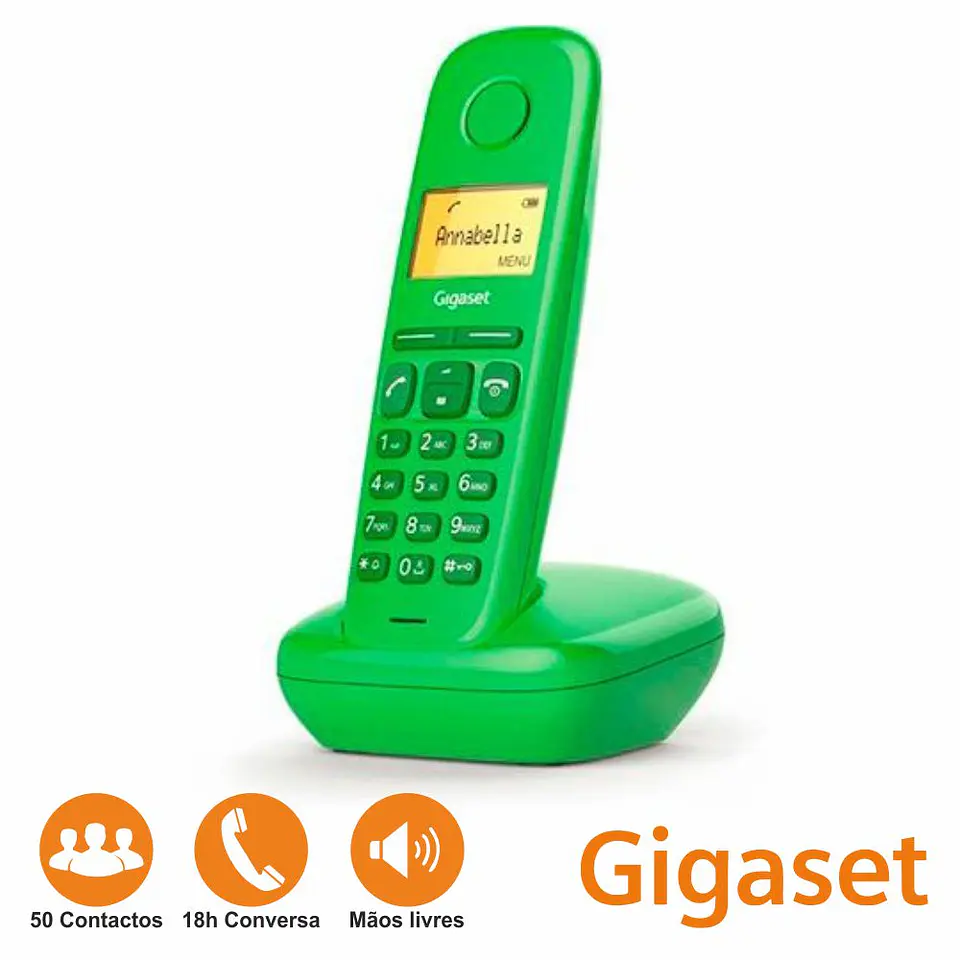 Telefone S/ Fios A170 Verde Gigaset 1