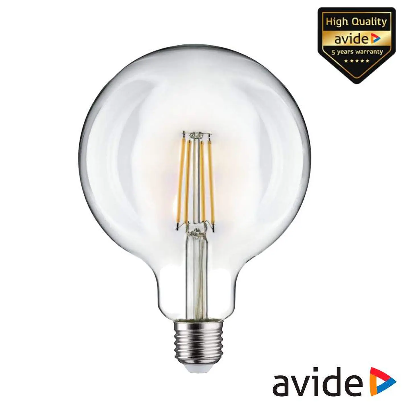 Lâmpada LED E27 Globo Filamento 12W 240V 4000K 1560lm AVIDE 1