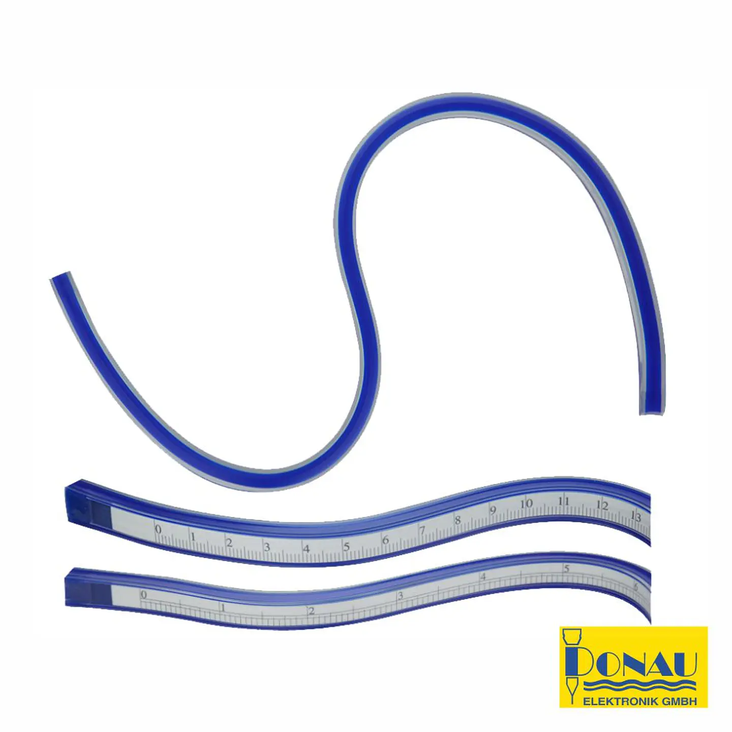 RÉGUA CURVA FLEXÍVEL 60CM DONAU 1