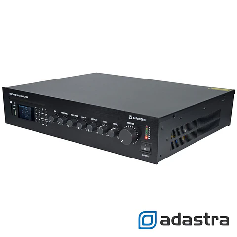 Amplificador 100V 240W CD/DAB/FM/BT/USB/SD ADASTRA