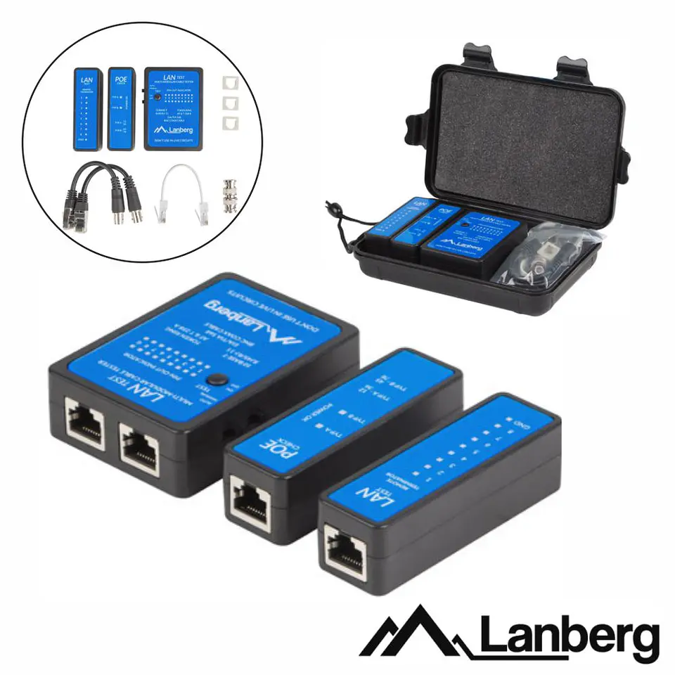 Testador de Cabos Rede RJ45 LANBERG 1
