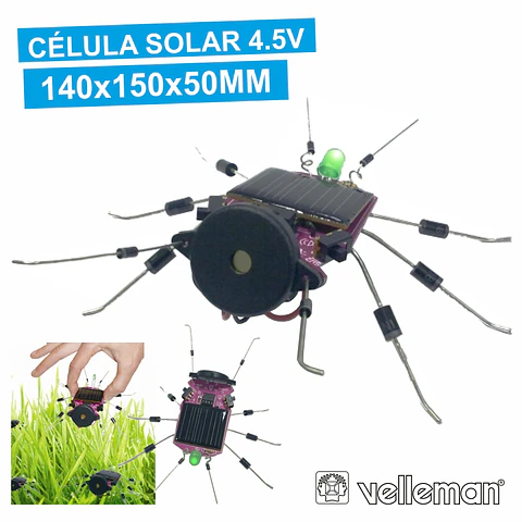 KIT INSECTO C/ PAINEL SOLAR 4.5V 35MA