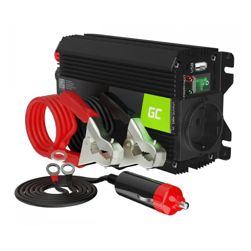 Conversor 24V-230V 300W Onda Modificada GREEN CELL 1