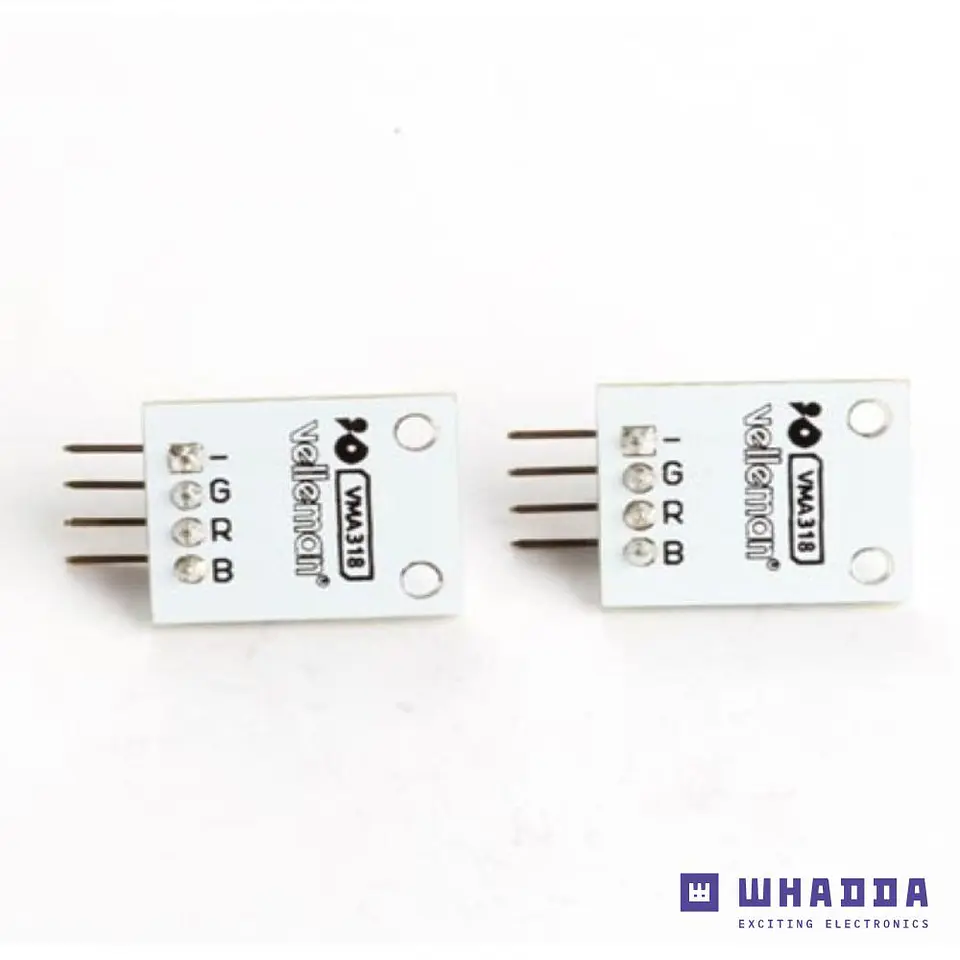 Módulo LED SMD RGB de 3 Cores 2 Peças WHADDA 1