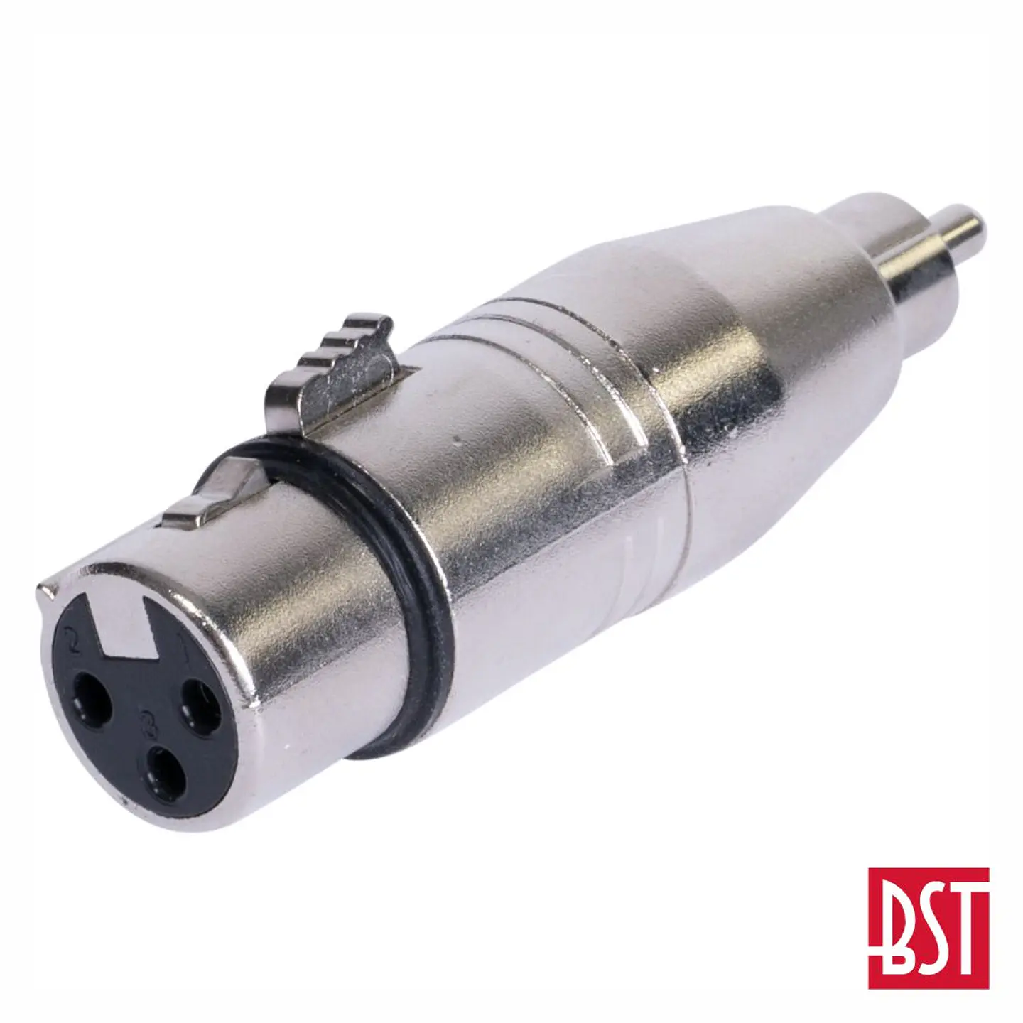 Ficha Adaptadora XLR 3p Fêmea / Rca Macho BST 1