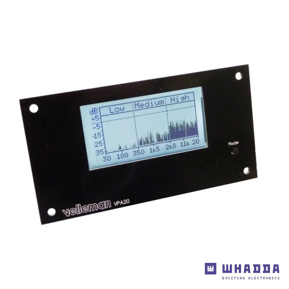 Kit Analisador de Áudio WHADDA 1