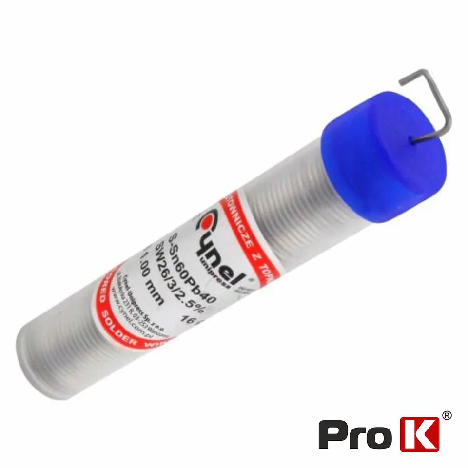 SOLDA 1MM 60/40 16G PROK 1