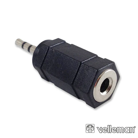 FICHA ADAPTADORA JACK 3.5MM FÊMEA ST / JACK 2.5MM MACHO ST
