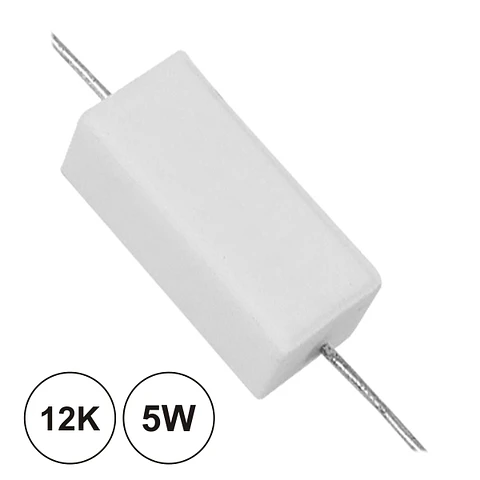 RESISTÊNCIA BOBINADA 12K 5W