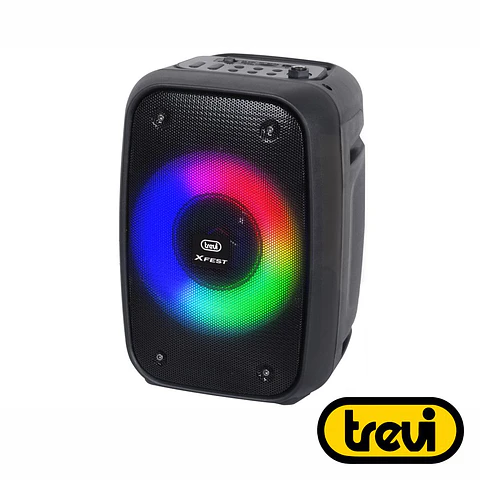 Coluna Amplificada 3" USB/BT/SD/FM RGB TWS TREVI
