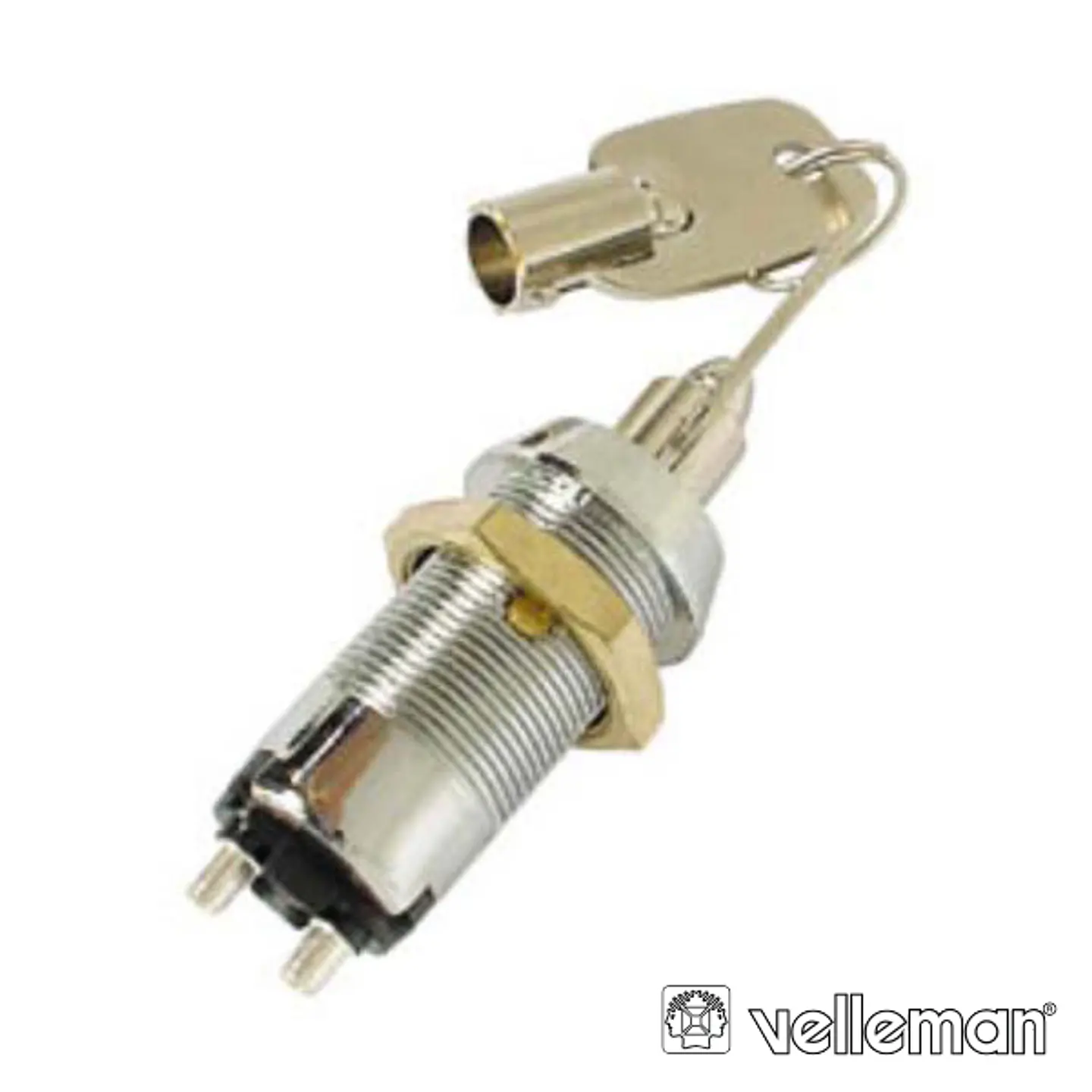 INTERRUPTOR C/ CHAVES 1P OFF-(ON) SPST VELLEMAN 1