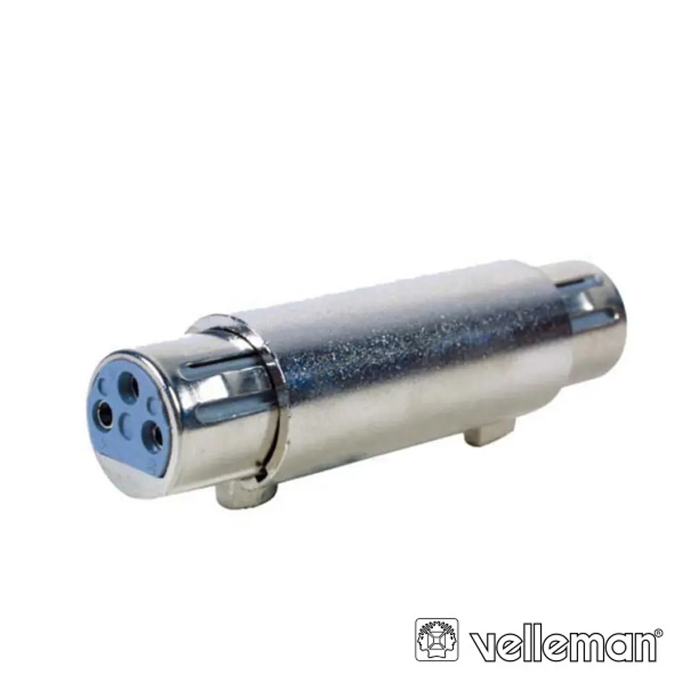 FICHA ADAPTADORA XLR 3P FÊMEA / XLR 3P FÊMEA 1