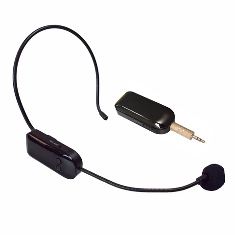 Microfone Headset P/ PC Smartphone C/ Bat e Adaptadores