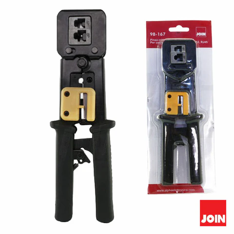 Alicate de Cravar RJ11/RJ12/RJ45 ALPHA