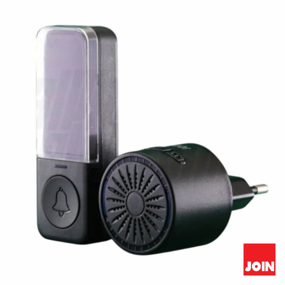 Campainha S/ Fios C/ 1 Receptor IP44 180m JOIN 1