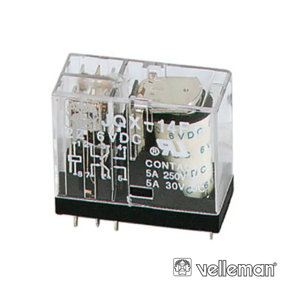 RELÉ 12VDC INVERSOR BIPOLAR 5A/220AC 1