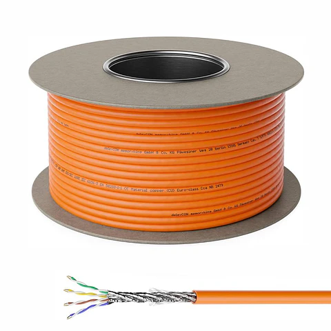 Cabo S/FTP CAT7 Flexível 100m