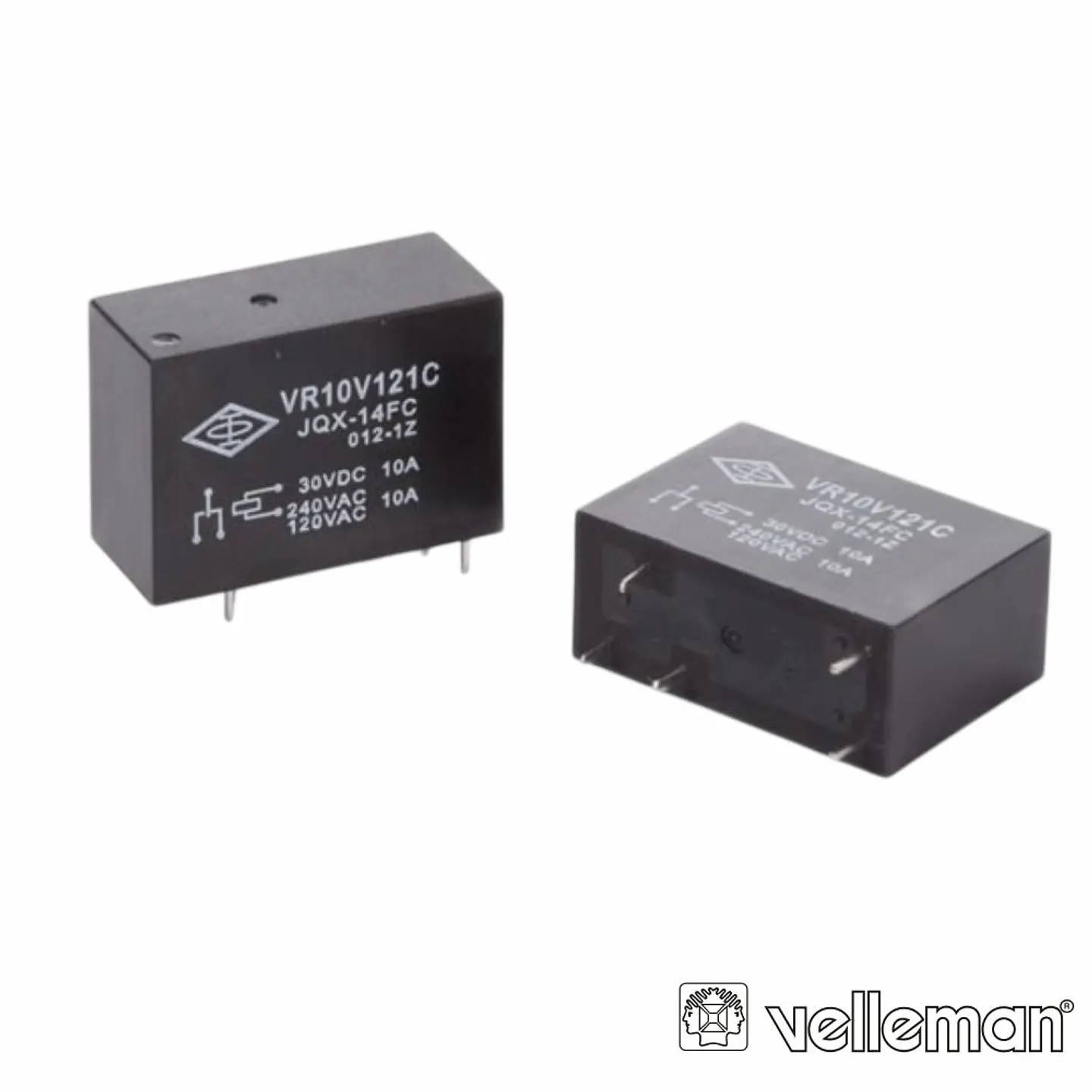 RELÉ 12VDC INTERRUPTOR UNIPOLAR 10A/12V 1