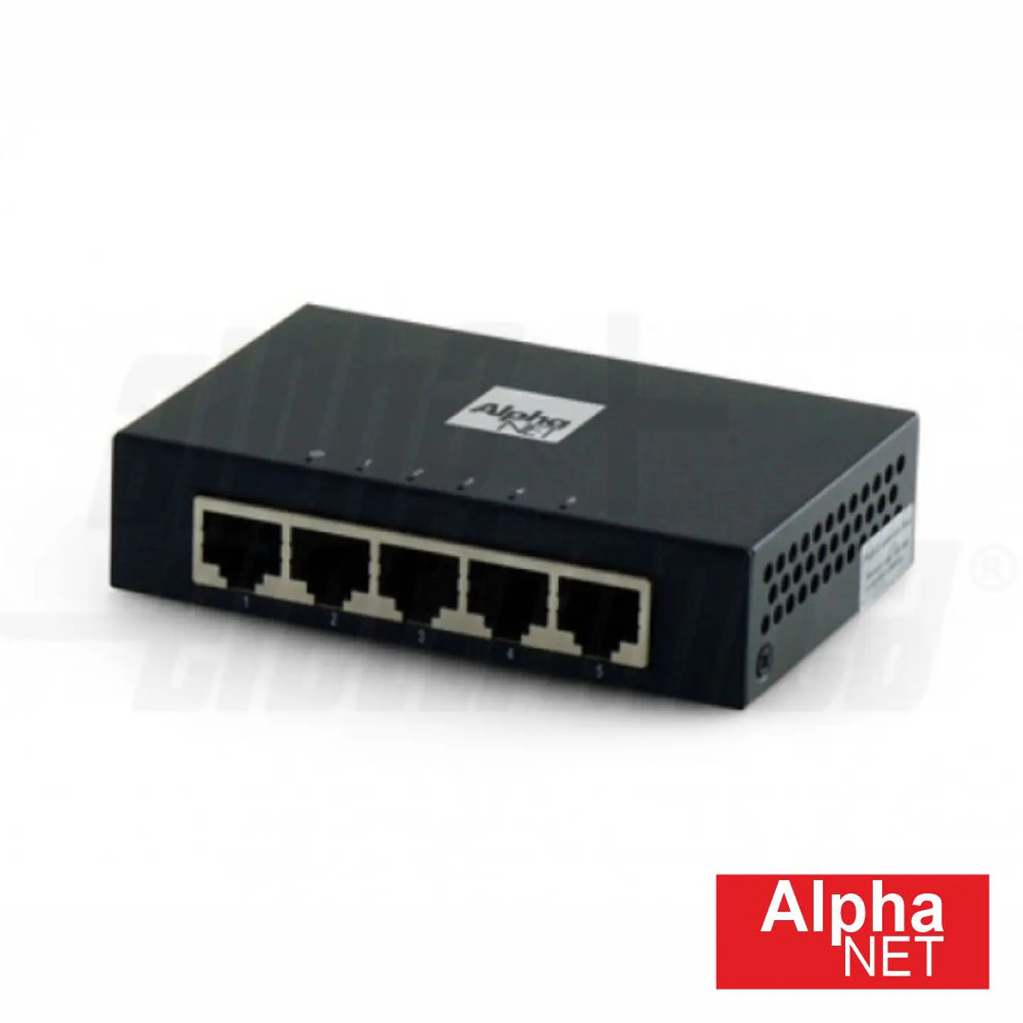 Switch de Rede Metálico Ethernet 1GB/s 5 Portas RJ45 1