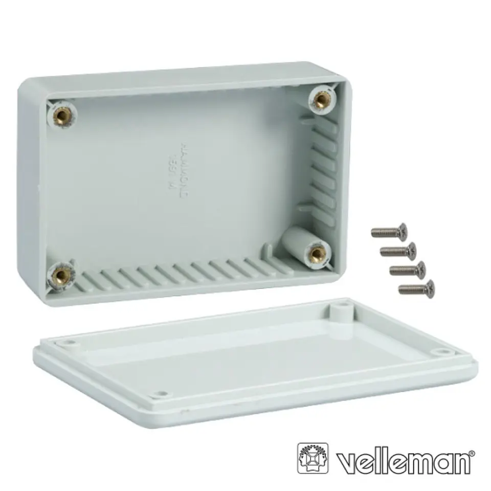 Caixa Estanque Abs Cinzento 200 X 120 X 75 mm 1