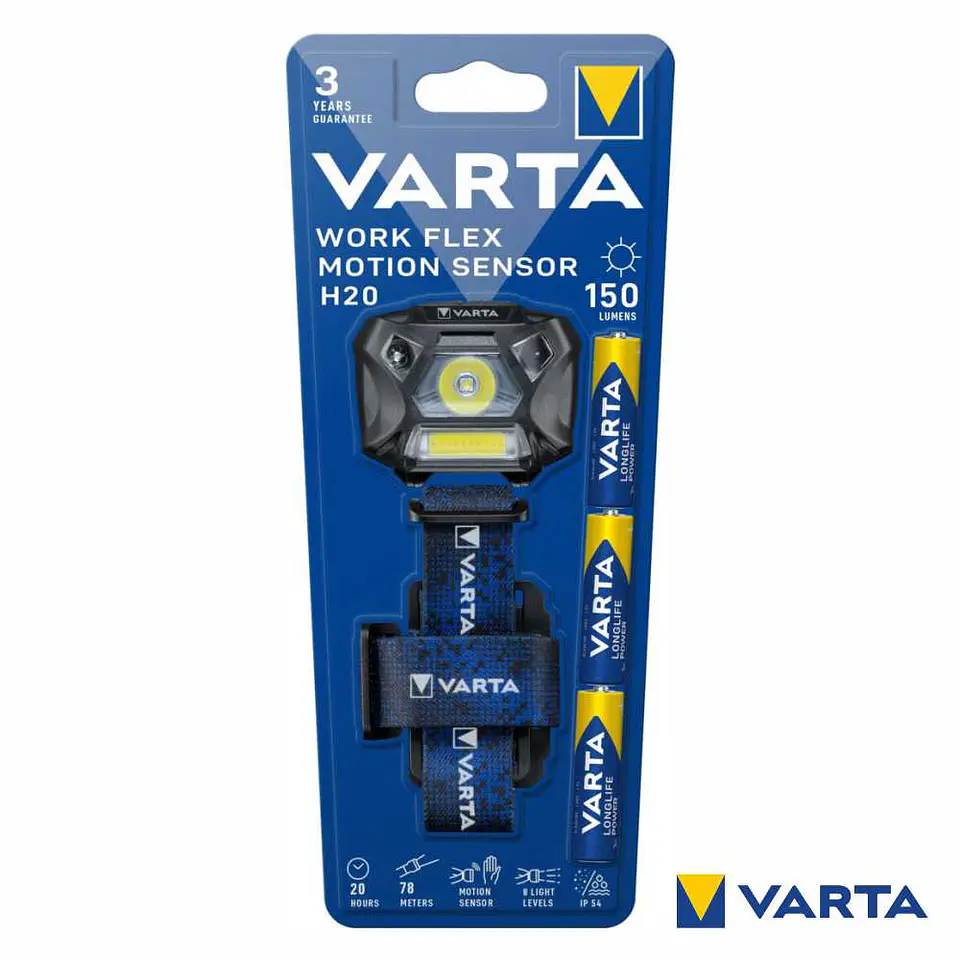 Lanterna de Cabeça LED COB 150lm VARTA 1