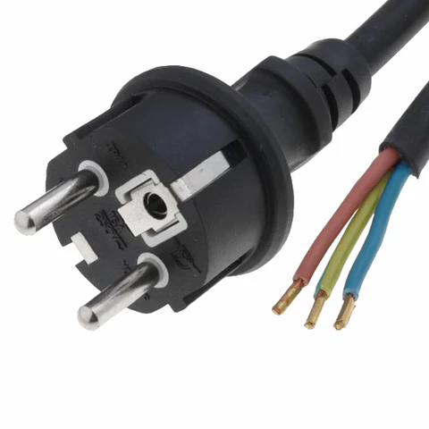 Cabo Alimentação Schuko Macho H07RN-F 3G1.0 5m