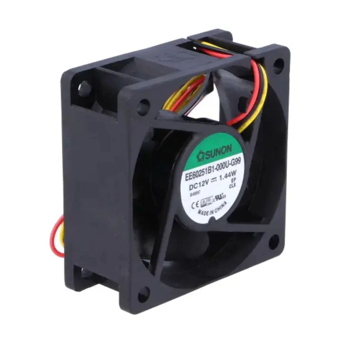 Ventoinha 12VDC 60x60x25mm 3 Fios EE60251B1-000U-G99 SUNON 1