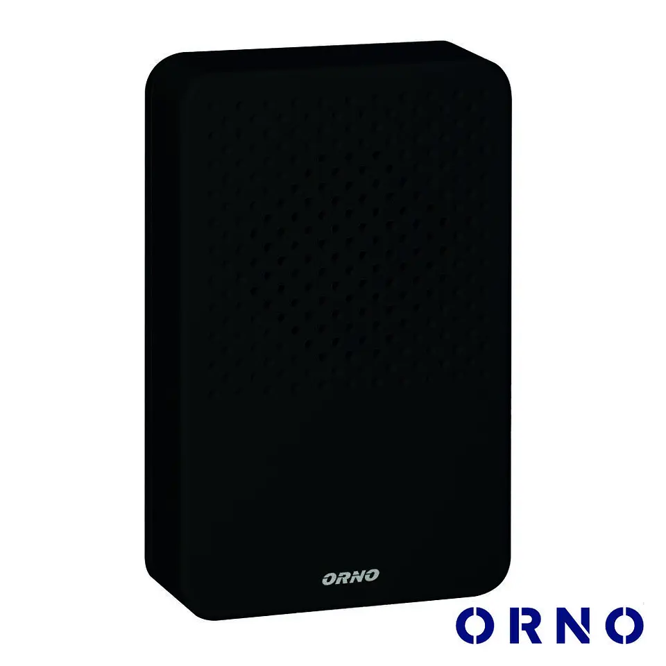 Campainha de Interior 230V Preto ORNO 1