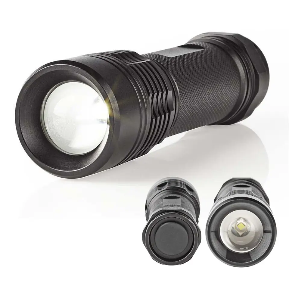 Lanterna LED 3W 180lm IPX7 Preto NEDIS 1