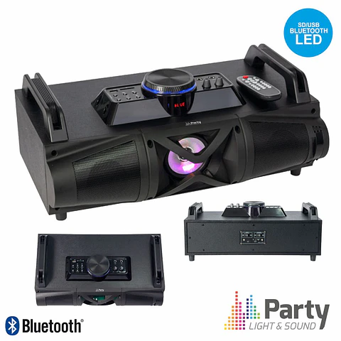 Sistema De Som c/ USB/BT/SD/FM LEDS PARTY