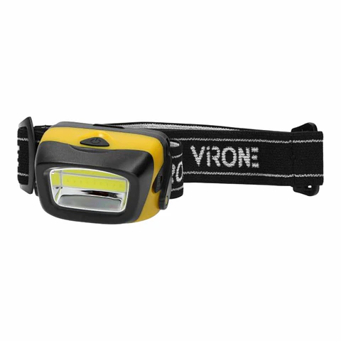 Lanterna De Cabeça LED COB 3W 170lm 3xAAA VIRONE