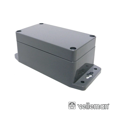 CAIXA SELADA ABS CINZA ESCURO 115x65x40MM