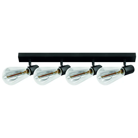 Candeeiro LED Teto/Parede 4xE27 4x60W IP20 RIO