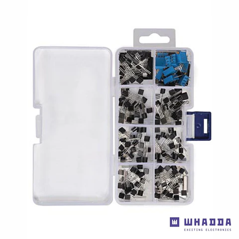 Conjunto de Transistores E Potenciómetros Trimmer 100K