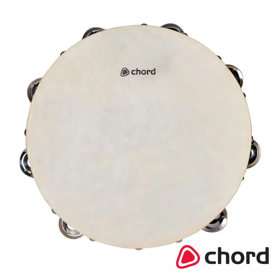 Pandeireta C/ Pele 25cm CHORD 1