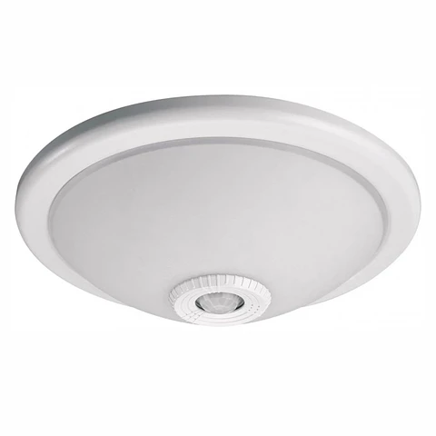 Aplique LED Redondo 2x40W 300mm C/ Sensor Movimentos PIR