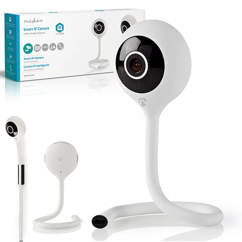 Câmara IP Inteligente 1080p C/ Sensor Climático e WiFi NEDIS