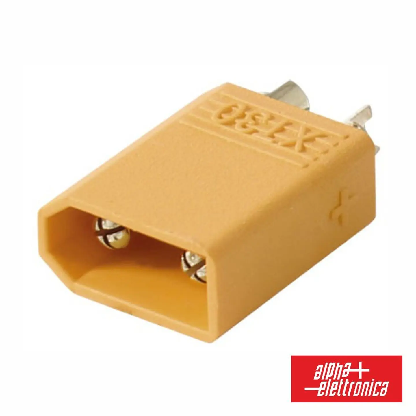 Ficha XT30 Macho P/ Bateria ALPHA 1