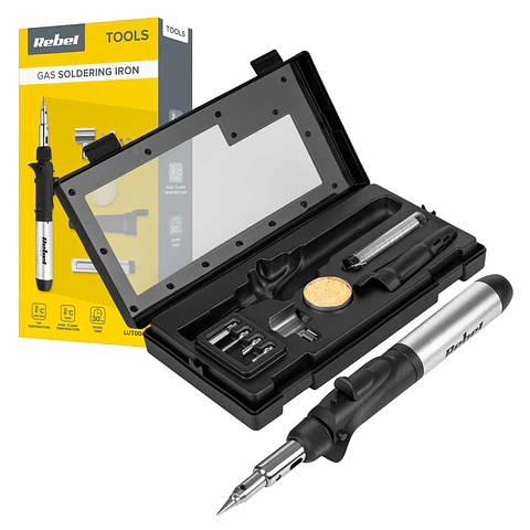 Kit Ferro De Soldar A Gás C/ Auto Ignição REBEL