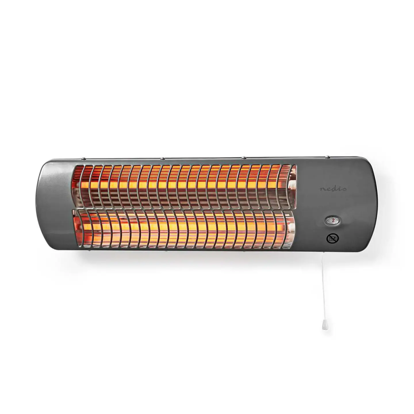 Aquecedor Radiador de Casa de Banho 600/1200W IPX4 Cinzento 1
