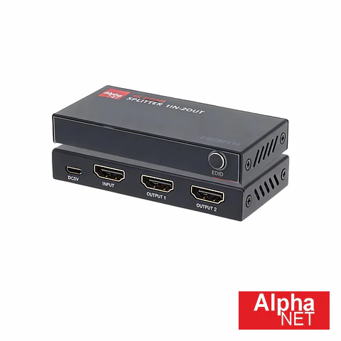 Distribuidor HDMI 1 Entrada 2 Saídas 4K 60Hz Edid