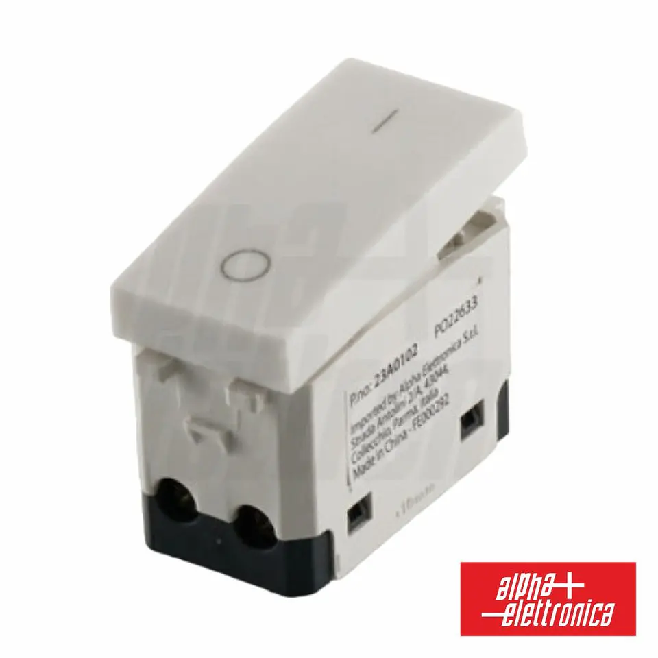 Interruptor Basculante 10A-250V On-Off SERIE ASTRA ALPHA 1