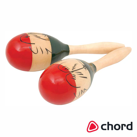 Maracas Madeira 10" Tradicionais CHORD